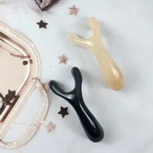 Y형 괄사 이마 머리 지압 자극 눈썹 미간 관리 페이스 얼굴 마사지 붓기