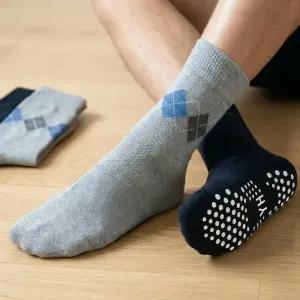 [일반구매] 국산 남자 성인 미끄럼방지양말 NEO-3 4계절 여름 할아버지 노인양말