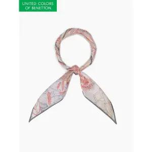 [베네통]실크 야자수 삼각 스카프 BCMF03511_P415434562