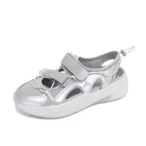 아디다스 오즈웨이브 여성 남성 공용 샌들 슬리퍼 그레이실버 JS4580