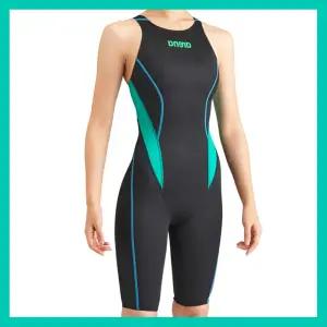 예쁜 수영복 브랜드  일본 수입 아레나재팬 익스트림 날씬허리라인 FINA반전신 경기용5부BKGN 편한핏