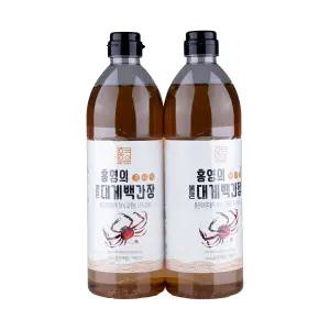 홍영의 붉은대게 백간장 980ml*2입