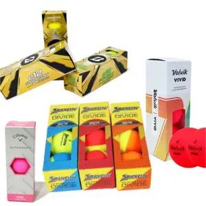 스릭슨 Q스타 큐스타 디바이드 반반골프공 3구