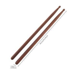 호환 재즈 드럼 연습용 5A 로즈우드 드럼스틱 2개  헤비 듀티 스틱