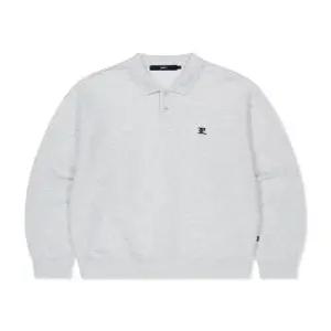 엘엠씨 GOTHIC COLLAR SWEATSHIRT light heather gray 0LM46SSW702LHG