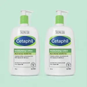 1+1 세타필 모이스춰라이징 대용량 로션 591ml 고보습바디로션 순한 페이스바디겸용