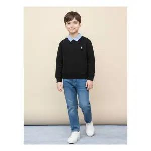 매장정품 [TAG 59000원][빈폴키즈] 스웨트 셔츠 - 블랙 (BI5941UE15) 244669