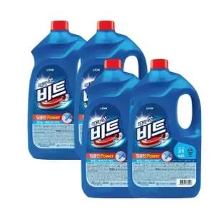 비트 딥클린파워 액체세탁세제 일반/드럼 겸용 4L x 4개