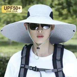 챙넓은 모자 농사 작업 밭일 낚시 자외선차단사파리 얼굴가리개 햇빛 여름 등산 용품 남성
