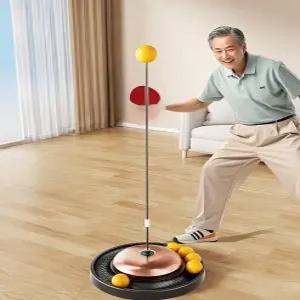 나홀로 탁구 연습기 높이 조절 폴 스탠드 훈련