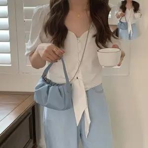 여자토트백 셔링 주름 미니 크로스 토트백 HH-G77