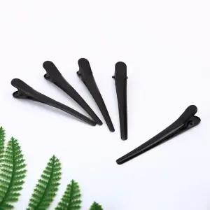 블랙 기본집게 미용실집게 옆머리 앞머리 헤어 집게핀 앞머리집게