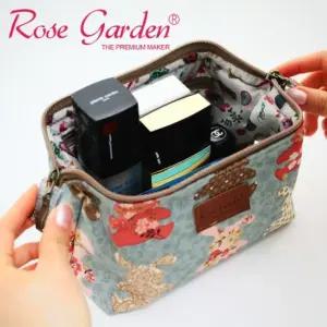 KOREA 로즈가든 프레임파우치 화장품 향수 소품 파우치 이너백 백인백 여성 지갑 가방