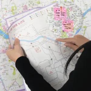 여행휴대 서울지도 지하철 수도권전철 노선도 서울시지도