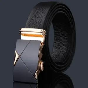 위너맨 자동버클 소가죽 벨트 M1 골드) 남성허리띠 남성벨트 가죽벨트 소가죽벨트