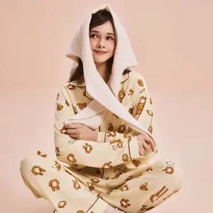 스파오리락쿠마 쿠마들의 자유시간 긴팔 파자마_SPPPG23U04 192822