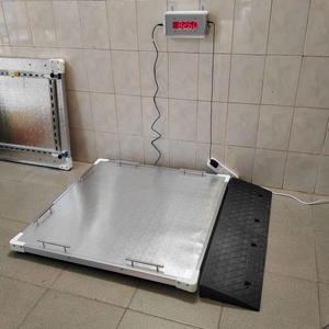 휠체어체중계 요양원 저울 체중계 계근대 무게 장 전자