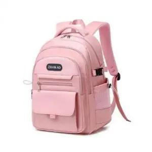 [패션] 여성 학생용 데일리 백팩 신학기 가벼운 캐주얼 핑크 책가방