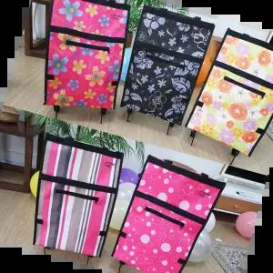 시장캐리어 시장바구니카드 접이식 바퀴 장바구니