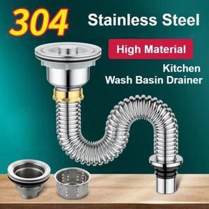 가정용 스테인레스 스틸 싱크 배수관 쥐 물림 방지 스트레이너 탈취제 세면대 하수구 액세서리