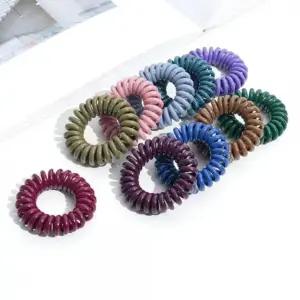 머리고무줄 무매듭머리끈 스프링머리끈 전화선머리끈 전화선머리끈