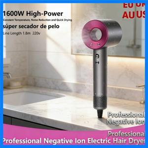 2026 전문가용 헤어 드라이어 빠른 건조 이온 머리카락 끄임 없음 1600W 고속 블로우 살롱 가정용