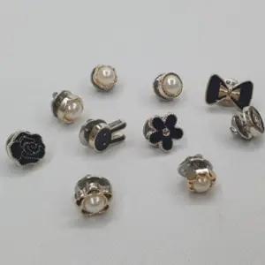 패션브로치 옷여밈단추 옷핀뱃지 혼합믹스 10개 매너브로치 브로치