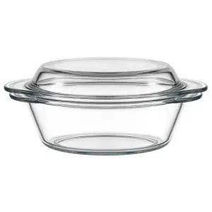 발룬피니 내열강화유리 다용도 원형 오븐렌지 찜기 1.5L 23.5cm