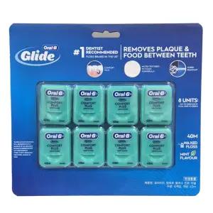 오랄비 글라이드 치실 40m x 8개 민트향