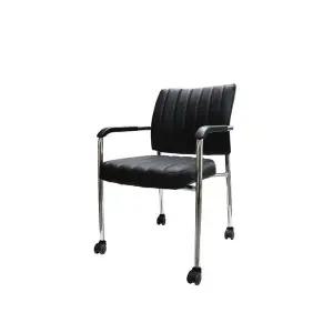 CZ542 PU 스틸 바퀴형 체어 2colors