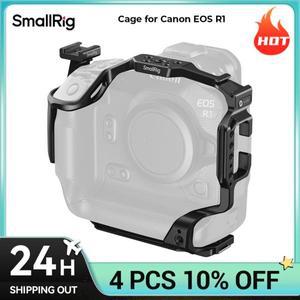 SmallRig EOS R1 캐논 용 풀 케이지 Arca-스위스 퀵 릴리스 플레이트  4 / Pro Gimbals (ARRI 구멍 포함)