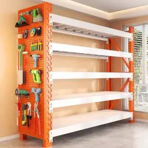 고중량랙 물류 선반 공장 조립식 경량랙 산업용 앵글 서브랙 화물 적재대  랙 펜트리