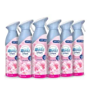 페브리즈 공기탈취제 에어 강력탈취 스위트 블러썸 165g 6개