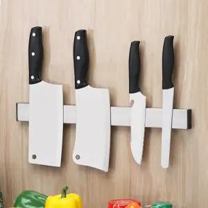 주방 칼걸이 칼꽂이 스테인레스 자석 조리도구