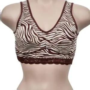 지브라 활동성 우수 런닝형 스포츠 브라 브라탑 편한