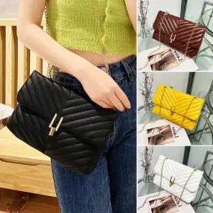 크로스백 여성 스트랩백 숄더백 브이퀼팅 [fF8AF11]