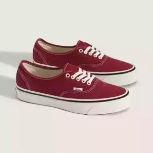 반스 반스 프리미엄 어센틱 44 덕캔버스 레드 VN000EBNBRD