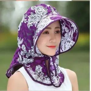 햇빛 가리개 모자 여름 농촌 밭일 일 목가리개 썬캡 캐디 밭 농사 자외선 차단