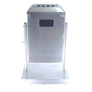 40x30x95cm 휴지통 사각 행거 형 몸통 투입구 재떨이 공공 장소 구멍 스텐 설치 야외 공원 거리 용 재털이