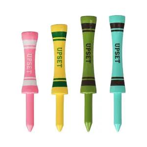 업셋 밀키 컬러 에디션 프리미엄 대나무티 골프티 40mm 45mm 50mm 높이선택 50P