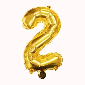 해동이노베이션 호일풍선 숫자 골드(소)-2(028517)
