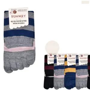 5켤레 국산 여자 발가락 양발 여성용 발고락 양말 발꼬락 중목 무좀양발