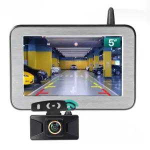 태양광 무선 후방 화물차 주차 모니터 캠핑카 용 카메라
