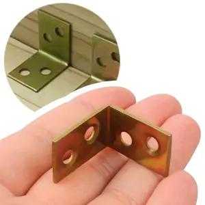 ㄱ자 코너철 10P 소형 꺽쇠 브라켓 경첩 직각 연결 소형코너철 다목적코너철