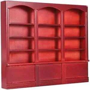 요정 정원을 위한 EatingBitting 1 12 미니 미니어처 가구 나무 디스플레이 캐비닛 책장 옷장 모델