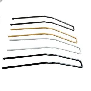 Bun ROCST 바비 핀 발레 여성 미용실용 헤어핀 클립 12개(2.5인치 은색)