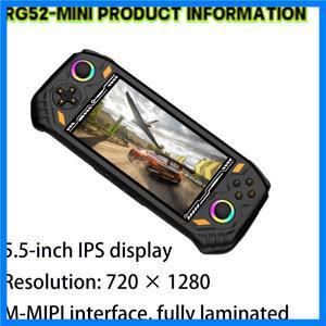 RG52 미니 게임 콘솔 PSP 호환 레트로 휴대용 칩셋 5.5인치 화면 WiFi 및 블루투스 지원