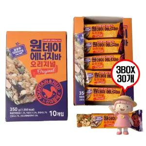 산과들에 원데이 에너지바 오리지널 10개입 3세트 견과류 에너지바