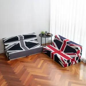 5단 접이식매트리스 소파베드 두께 10cm 페브릭 레자