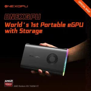 ONEXPLAYER ONEXGPU 1 AMD Radeon RX 7600M XT 그래픽 카드 Lightning Oculink 장치 도크 확장 GDDR6용